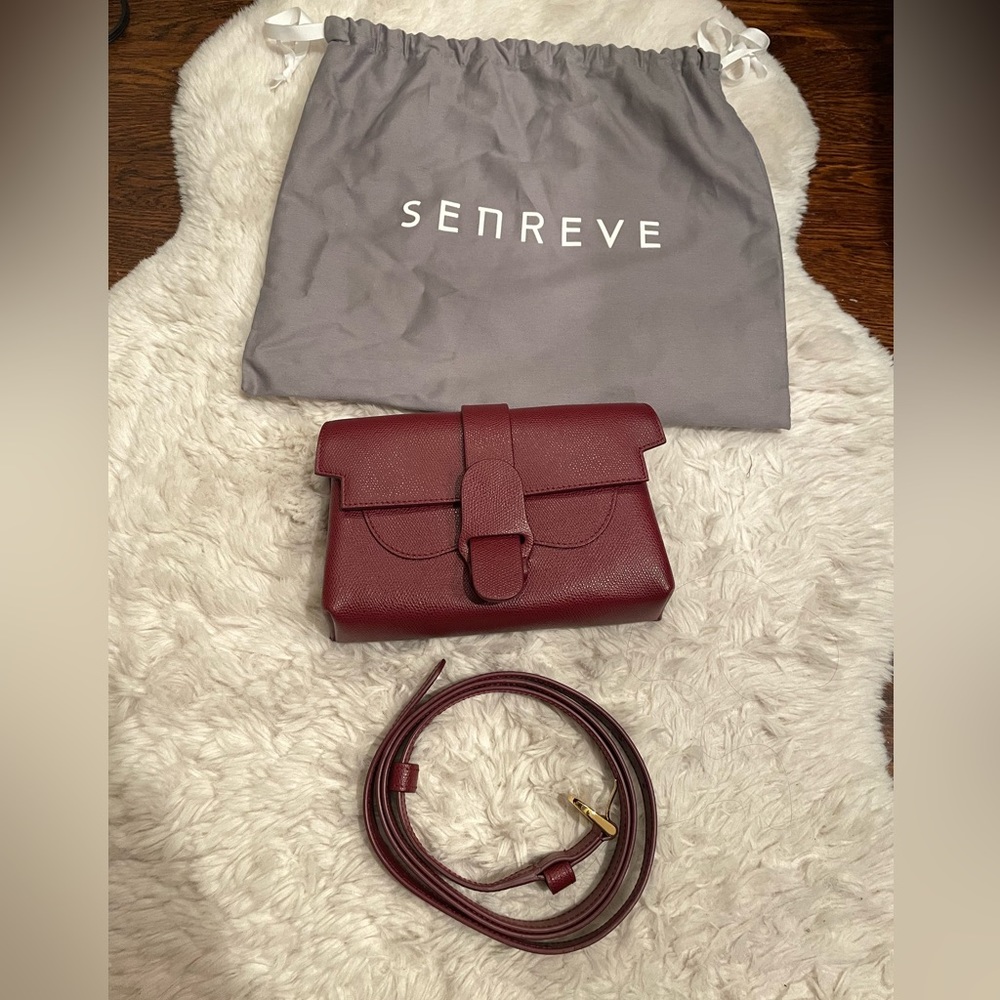 SENREVE Aria Belt Bag Pebbled Leather Merlot